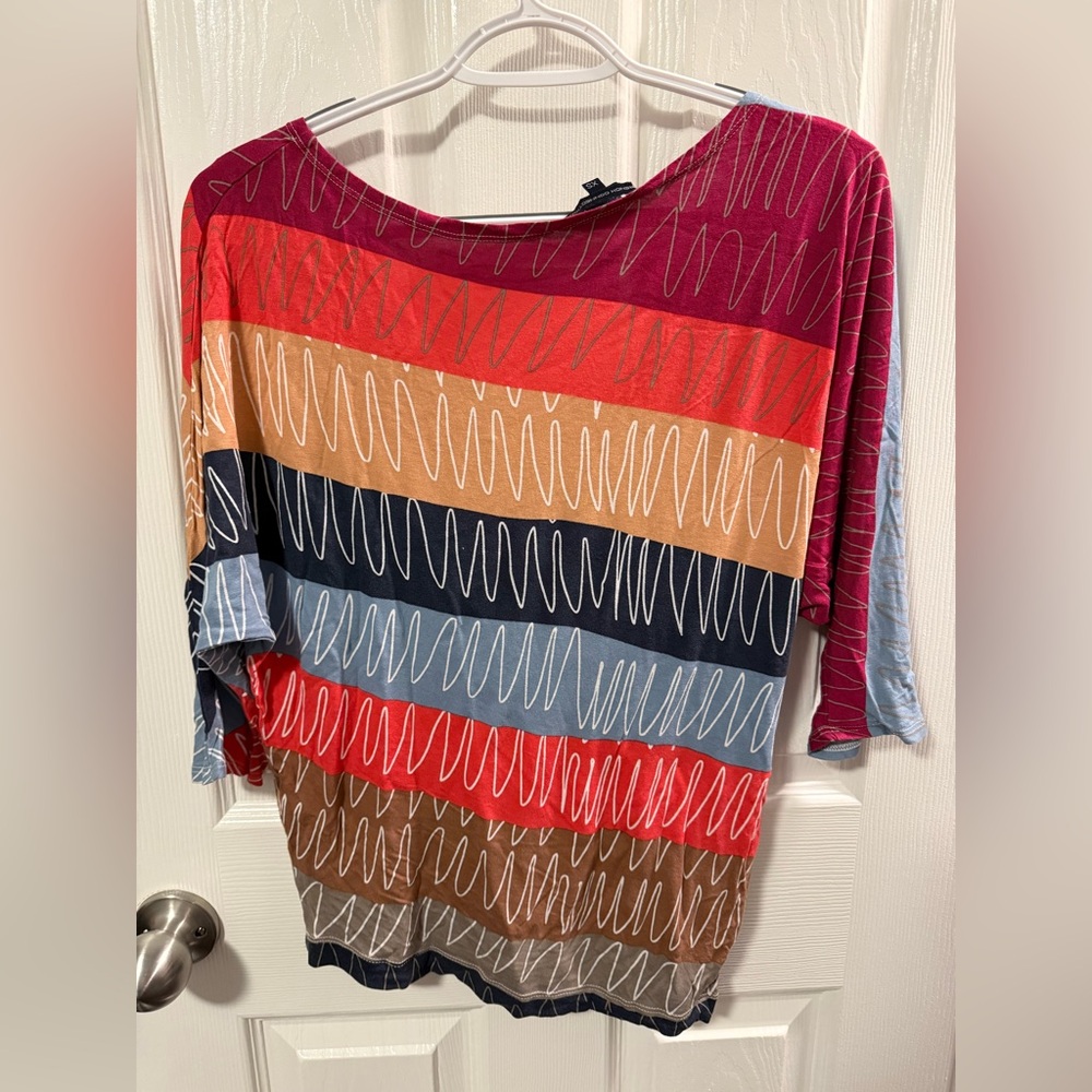Colorful Striped Top - Picture 3 of 4